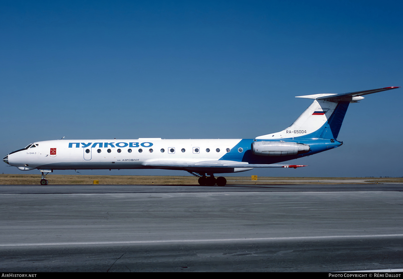 Aircraft Photo of RA-65004 | Tupolev Tu-134A-3 | Pulkovo Airlines | AirHistory.net #781907
