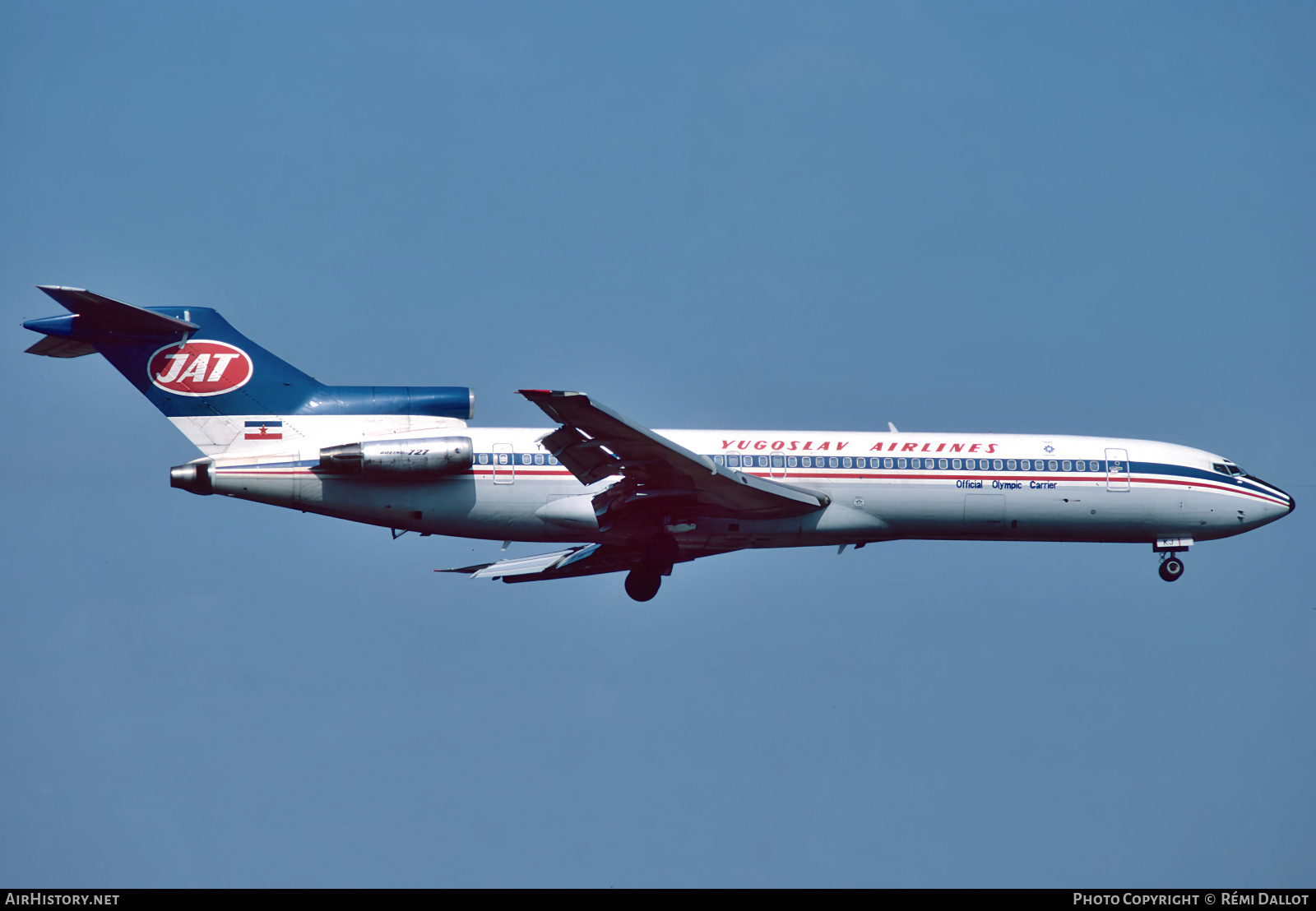 Aircraft Photo of YU-AKJ | Boeing 727-2H9/Adv | JAT Yugoslav Airlines - Jugoslovenski Aerotransport | AirHistory.net #781914