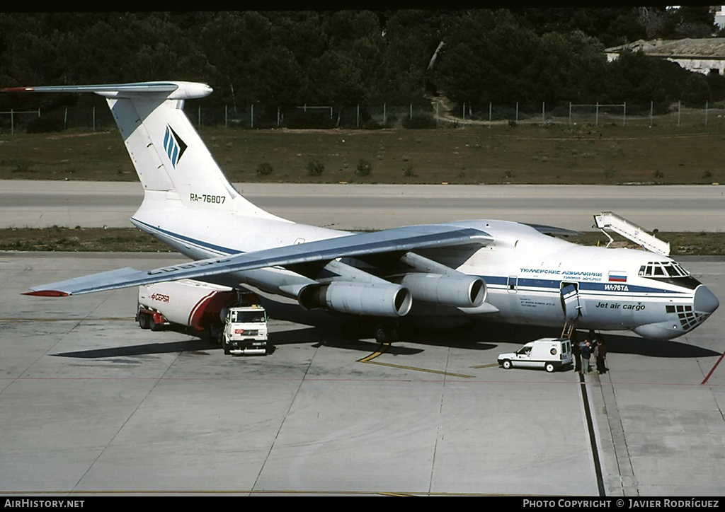 Aircraft Photo of RA-76807 | Ilyushin Il-76TD | Tyumen Airlines | AirHistory.net #781916