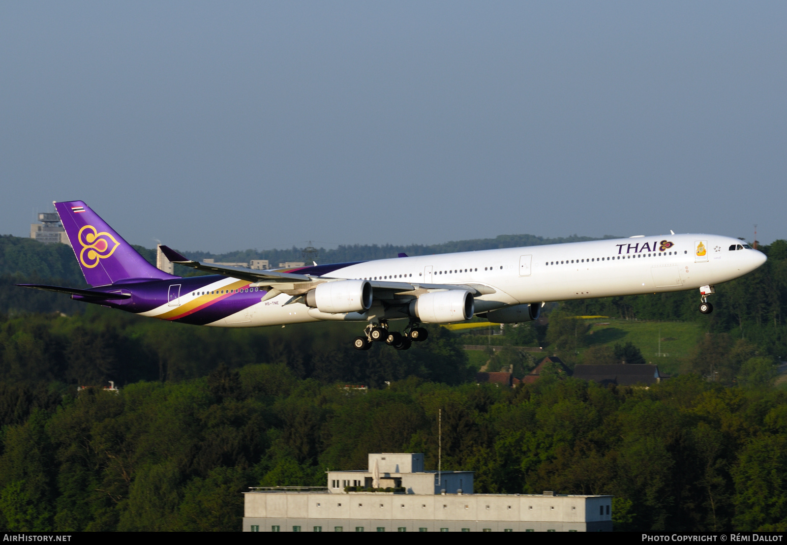 Aircraft Photo of HS-TNE | Airbus A340-642 | Thai Airways International | AirHistory.net #781917