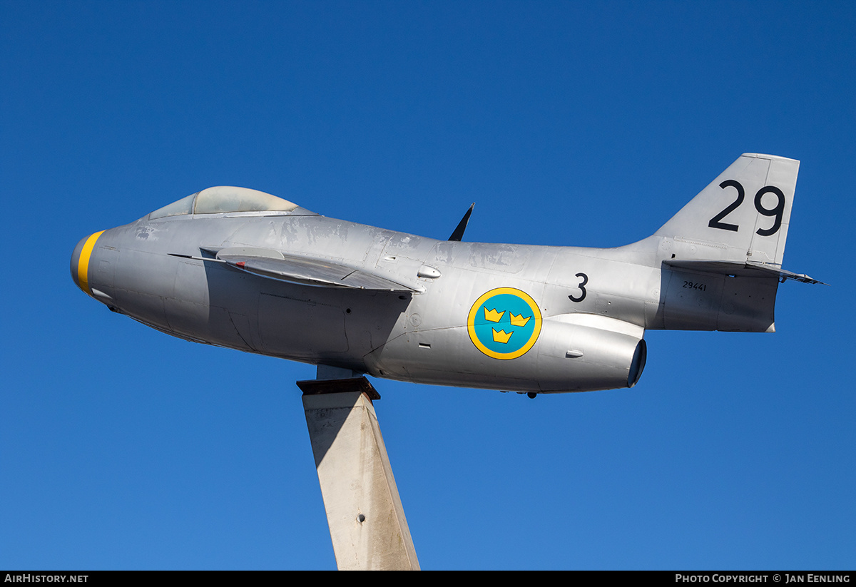 Aircraft Photo of 29441 | Saab J29F Tunnan | Sweden - Air Force | AirHistory.net #781960