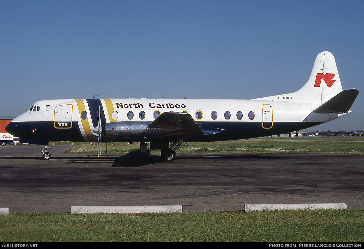 Aircraft Photo of C-GWPY | Vickers 806 Viscount | North Cariboo Air | AirHistory.net #781965