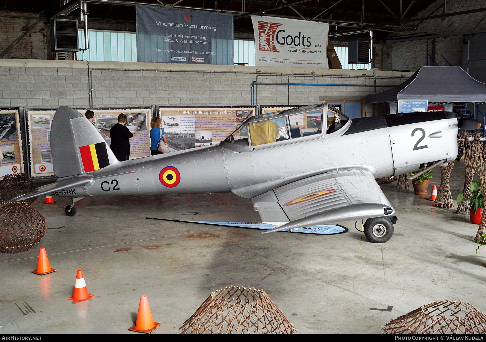 Aircraft Photo of SE-GRK / C2 | De Havilland Canada DHC-1 Chipmunk Mk22 | Belgium - Air Force | AirHistory.net #781968