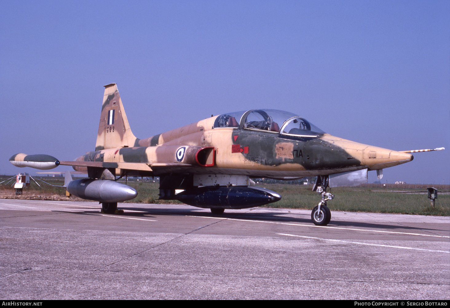 Aircraft Photo of 608 | Northrop F-5B Freedom Fighter | Greece - Air Force | AirHistory.net #781971