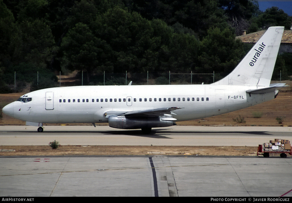 Aircraft Photo of F-GFYL | Boeing 737-2A9C | Euralair | AirHistory.net #782000