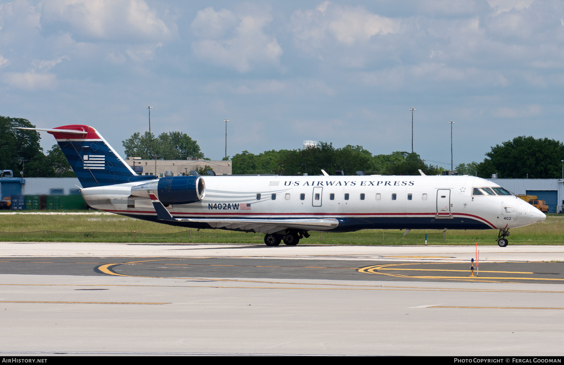 Aircraft Photo of N402AW | Bombardier CRJ-200LR (CL-600-2B19) | US Airways Express | AirHistory.net #782012