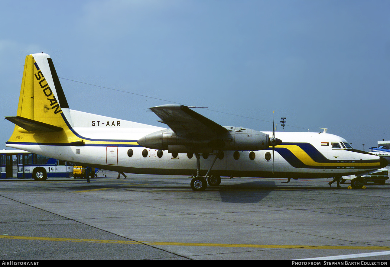 Aircraft Photo of ST-AAR | Fokker F27-200 Friendship | Sudan Airways | AirHistory.net #782036