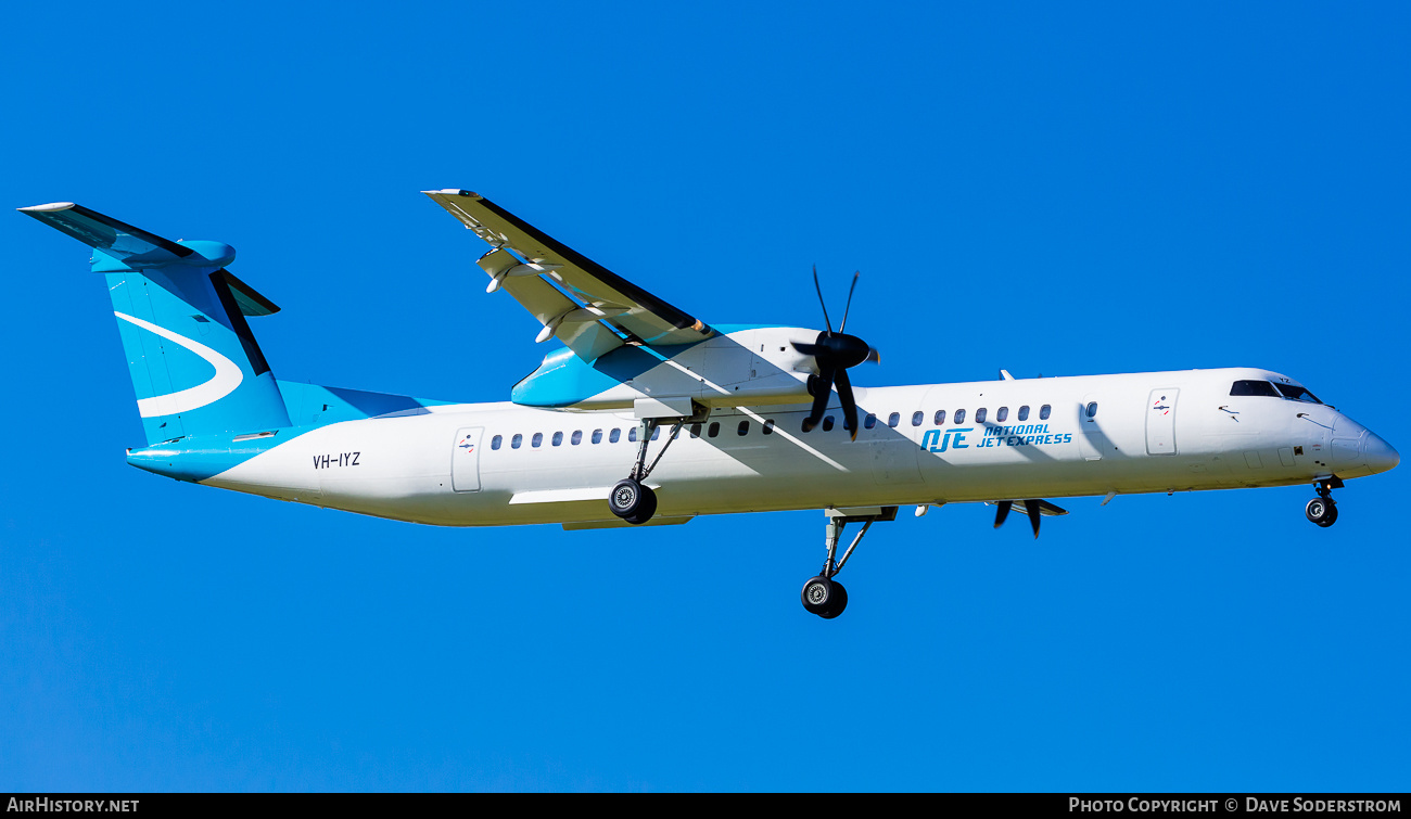 Aircraft Photo of VH-IYZ | Bombardier DHC-8-402 Dash 8 | NJE - National Jet Express | AirHistory.net #782042
