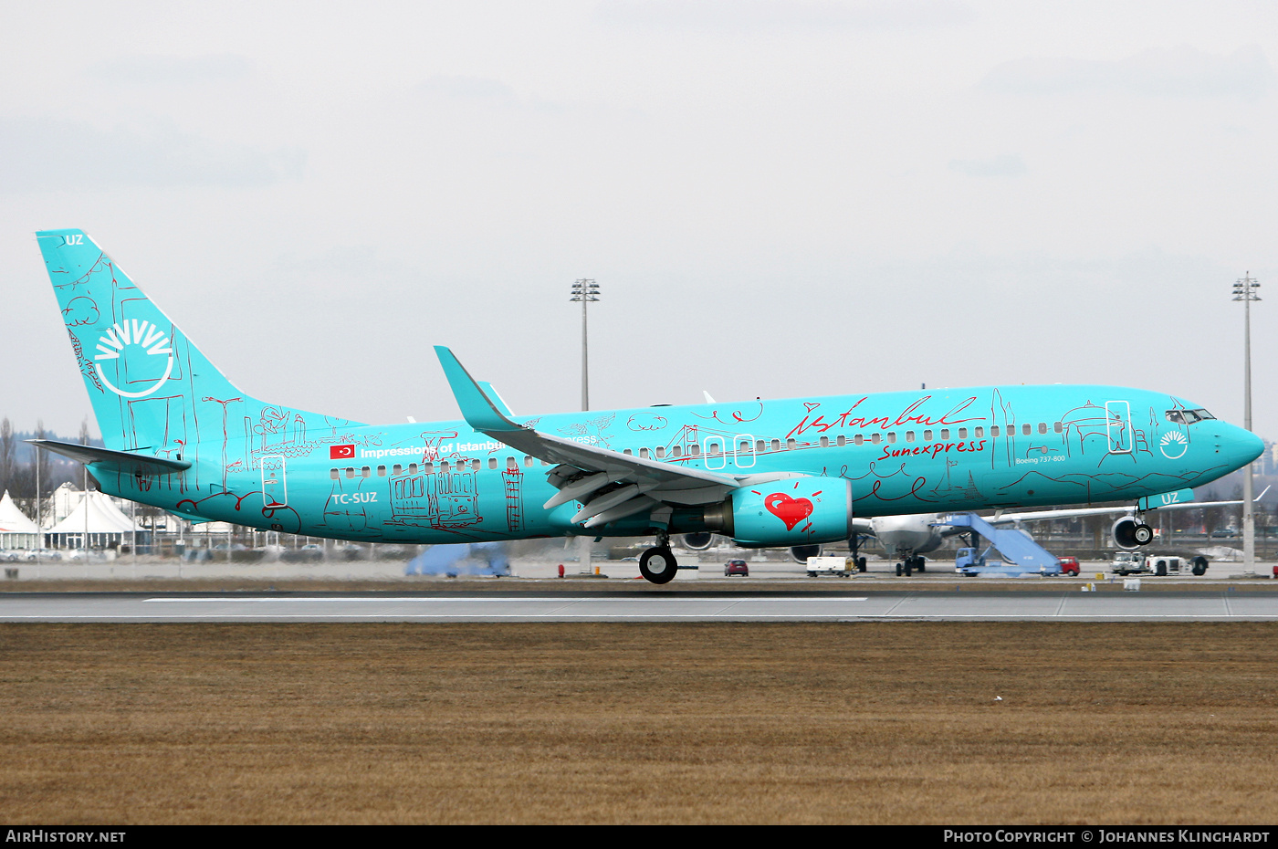 Aircraft Photo of TC-SUZ | Boeing 737-8HX | SunExpress | AirHistory.net #782047