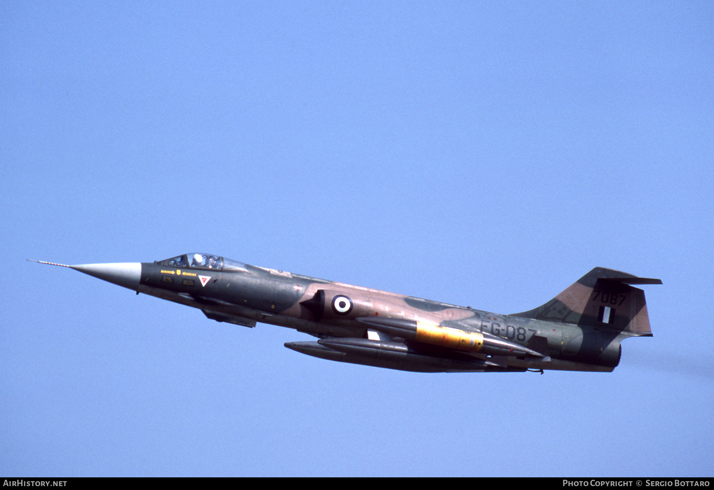 Aircraft Photo of 7087 | Lockheed F-104G Starfighter | Greece - Air Force | AirHistory.net #782060