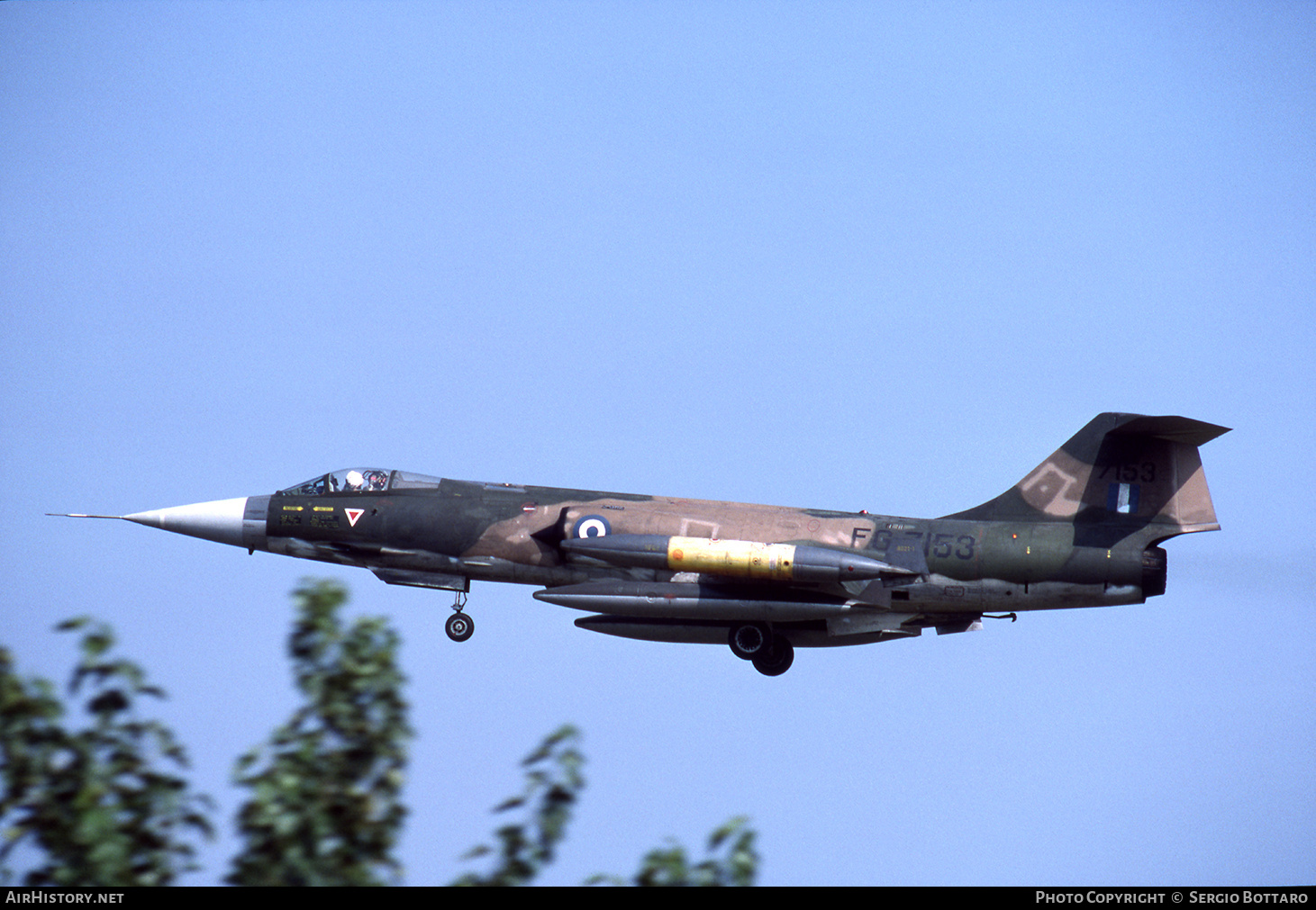 Aircraft Photo of 7153 | Lockheed F-104G Starfighter | Greece - Air Force | AirHistory.net #782061