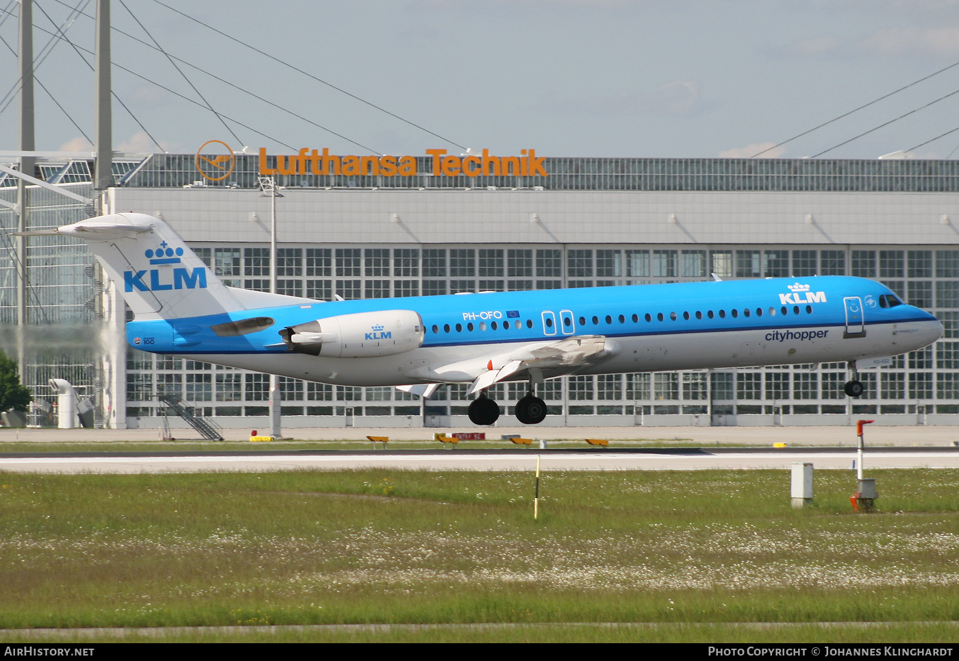Aircraft Photo of PH-OFO | Fokker 100 (F28-0100) | KLM Cityhopper | AirHistory.net #782072