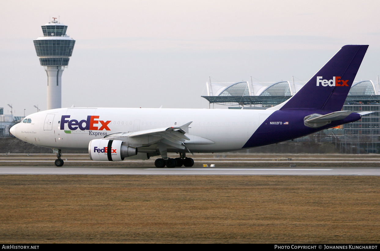 Aircraft Photo of N802FD | Airbus A310-324/F | FedEx Express - Federal Express | AirHistory.net #782075