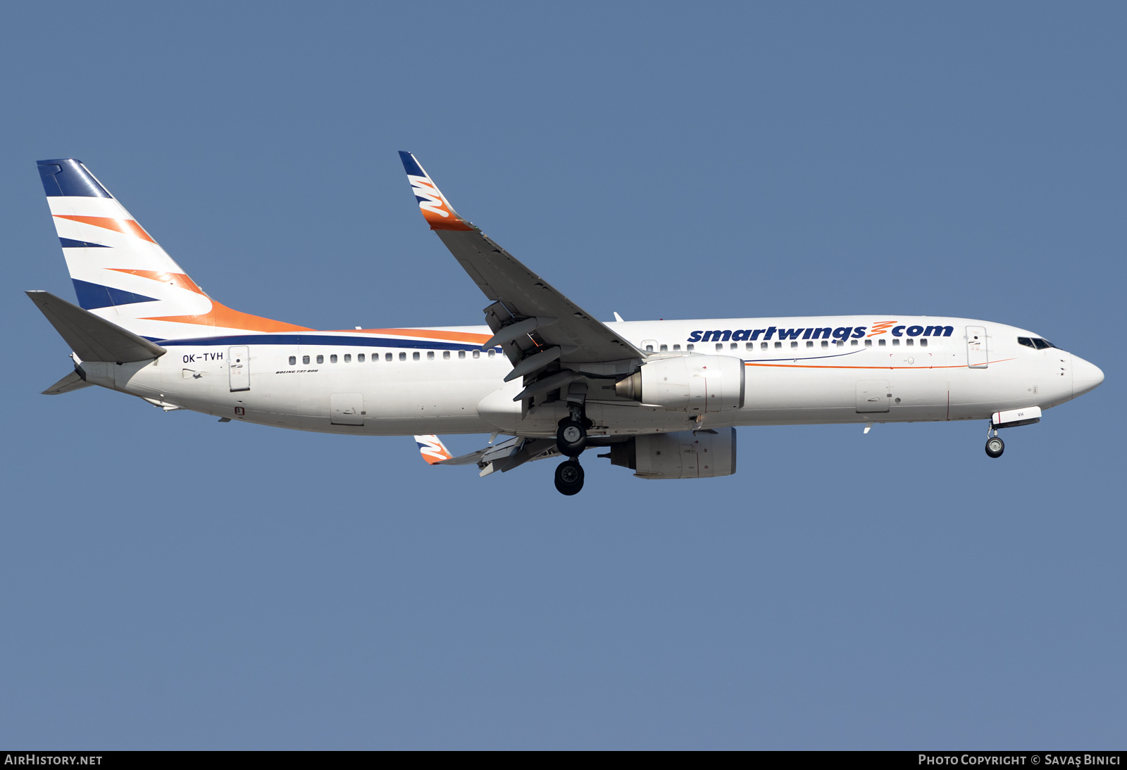 Aircraft Photo of OK-TVH | Boeing 737-8Q8 | Smartwings | AirHistory.net #782100