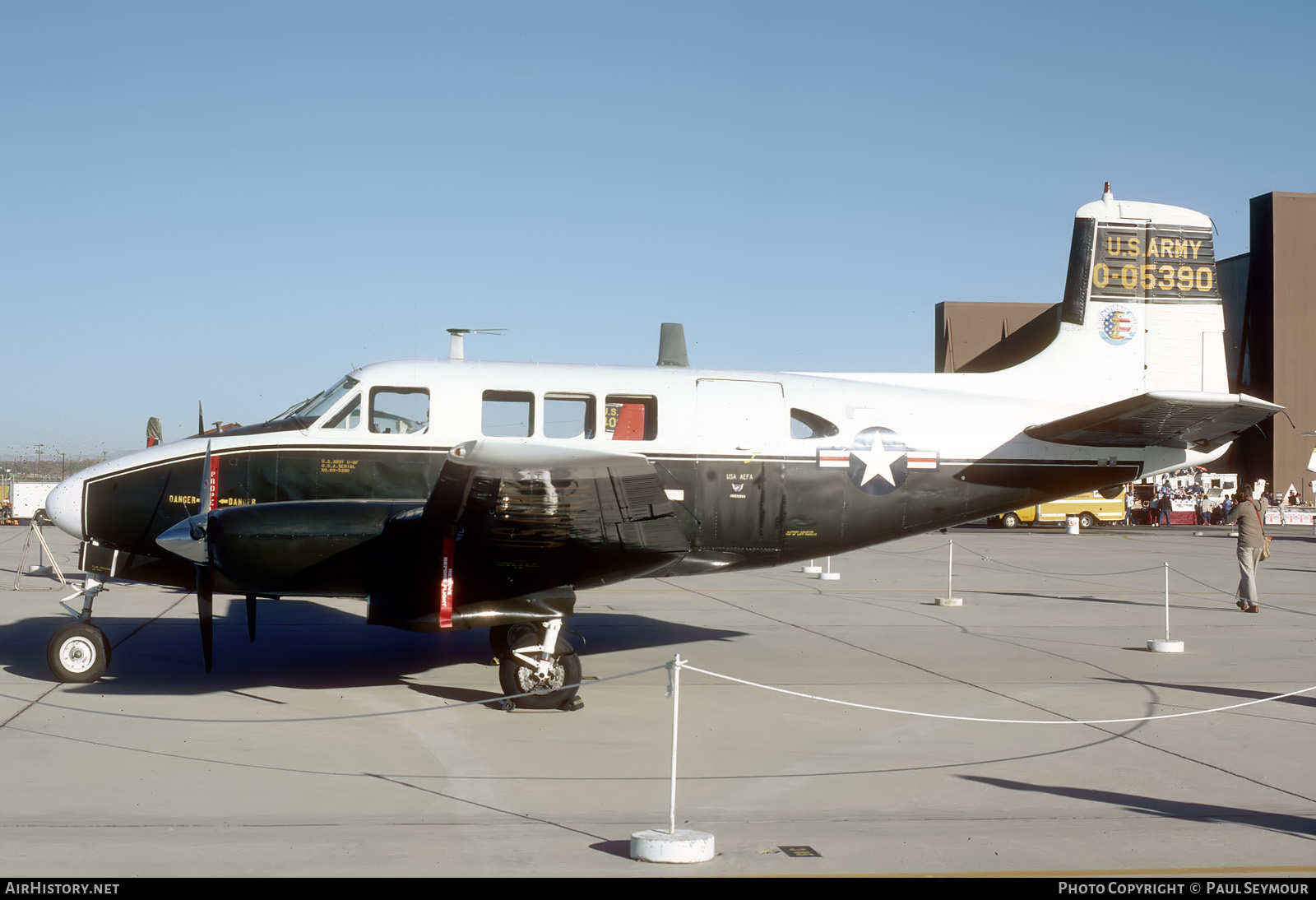 Aircraft Photo of 60-5390 / 0-05390 | Beech U-8F Seminole (65) | USA - Army | AirHistory.net #782120