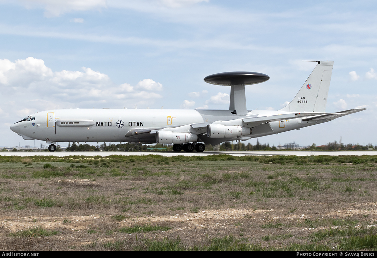 Aircraft Photo of LX-N90443 | Boeing E-3A Sentry | Luxembourg - NATO | AirHistory.net #782134