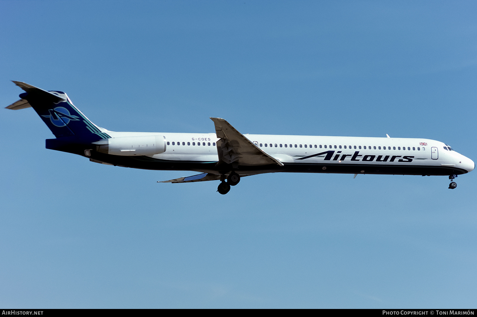 Aircraft Photo of G-COES | McDonnell Douglas MD-83 (DC-9-83) | Airtours International | AirHistory.net #782178