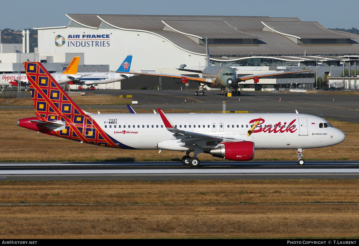 Aircraft Photo of F-WWBX | Airbus A320-214 | Batik Air | AirHistory.net #782194