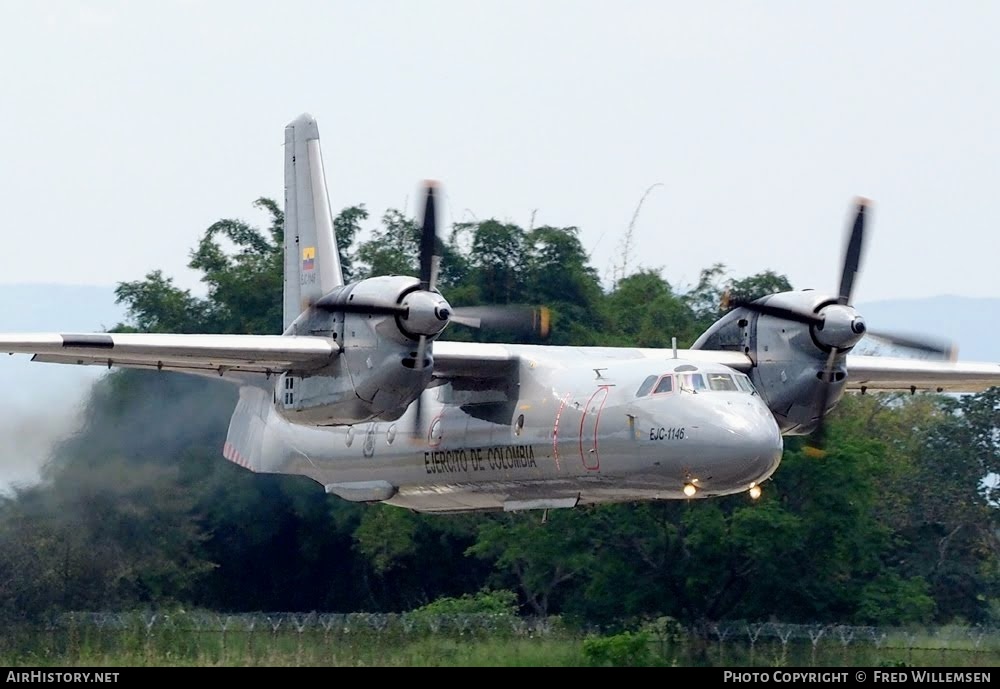 Aircraft Photo of EJC1146 | Antonov An-32B | Colombia - Army | AirHistory.net #782257