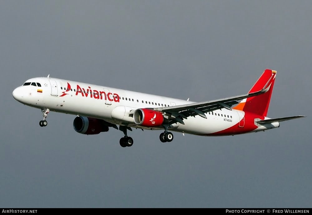 Aircraft Photo of N746AV | Airbus A321-211 | Avianca | AirHistory.net #782264