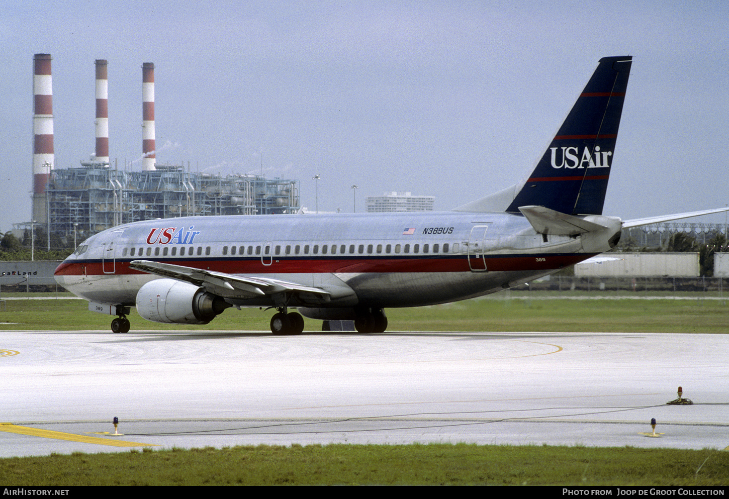 Aircraft Photo of N389US | Boeing 737-3B7 | USAir | AirHistory.net #782315