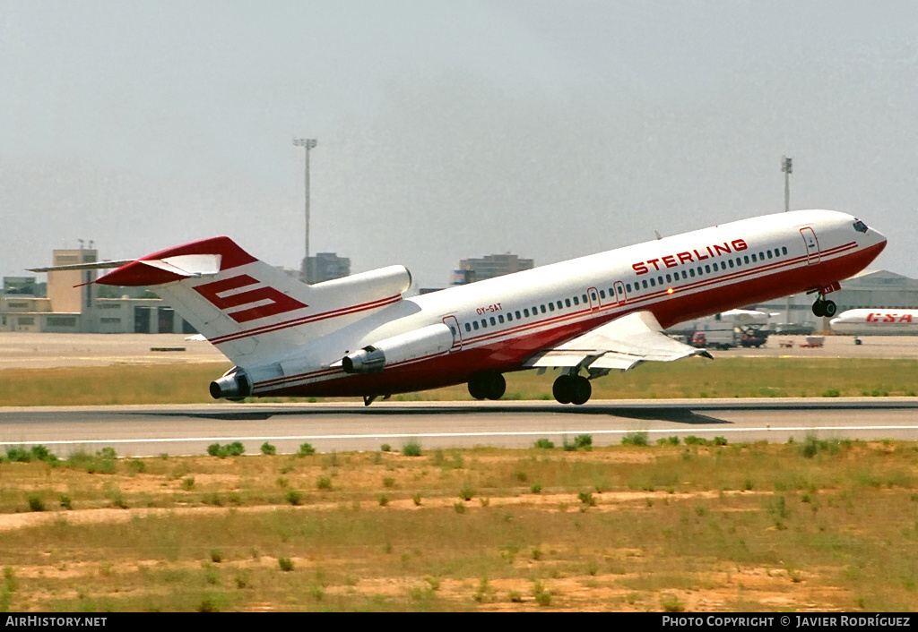 Aircraft Photo of OY-SAT | Boeing 727-2J4/Adv | Sterling Airways | AirHistory.net #782331