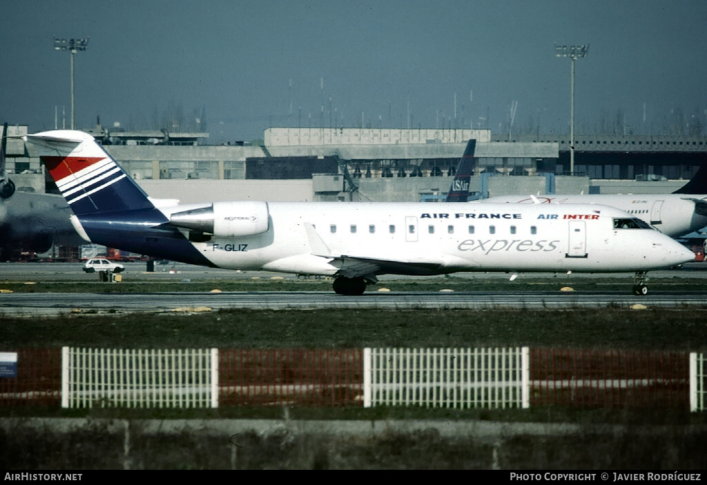 Aircraft Photo of F-GLIZ | Canadair CRJ-100ER (CL-600-2B19) | Air France Express | AirHistory.net #782335