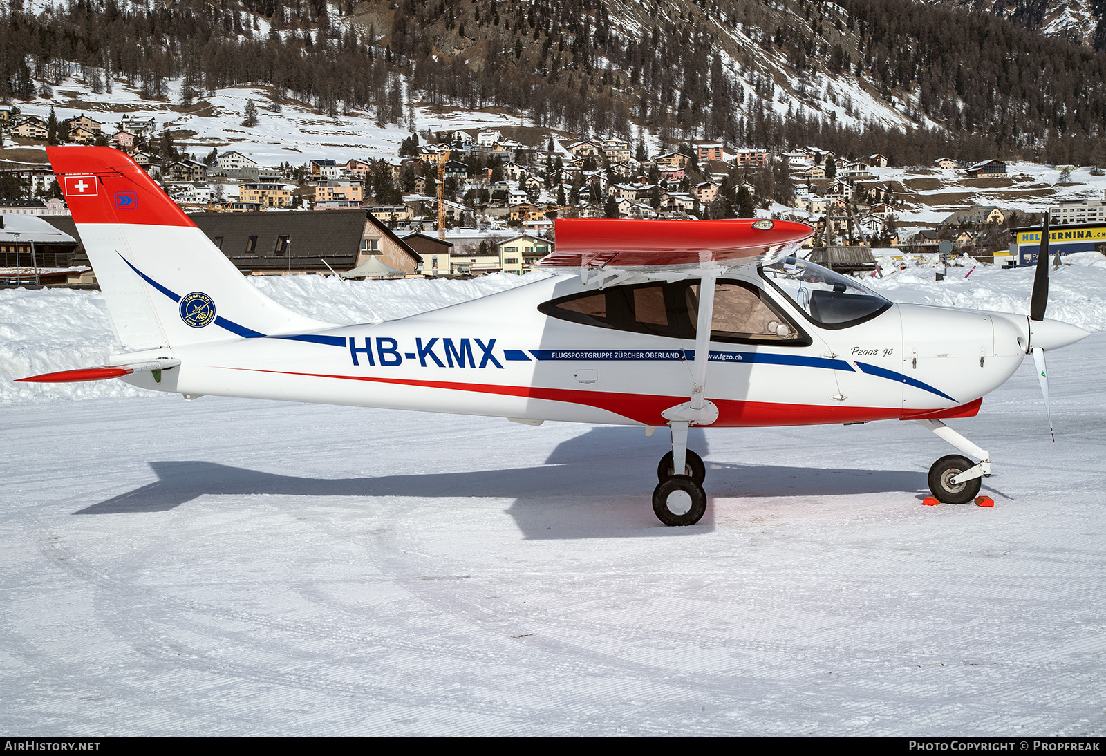 Aircraft Photo of HB-KMX | Tecnam P-2008JC | FGZO - Flugsportgruppe Zürcher Oberland | AirHistory.net #782362