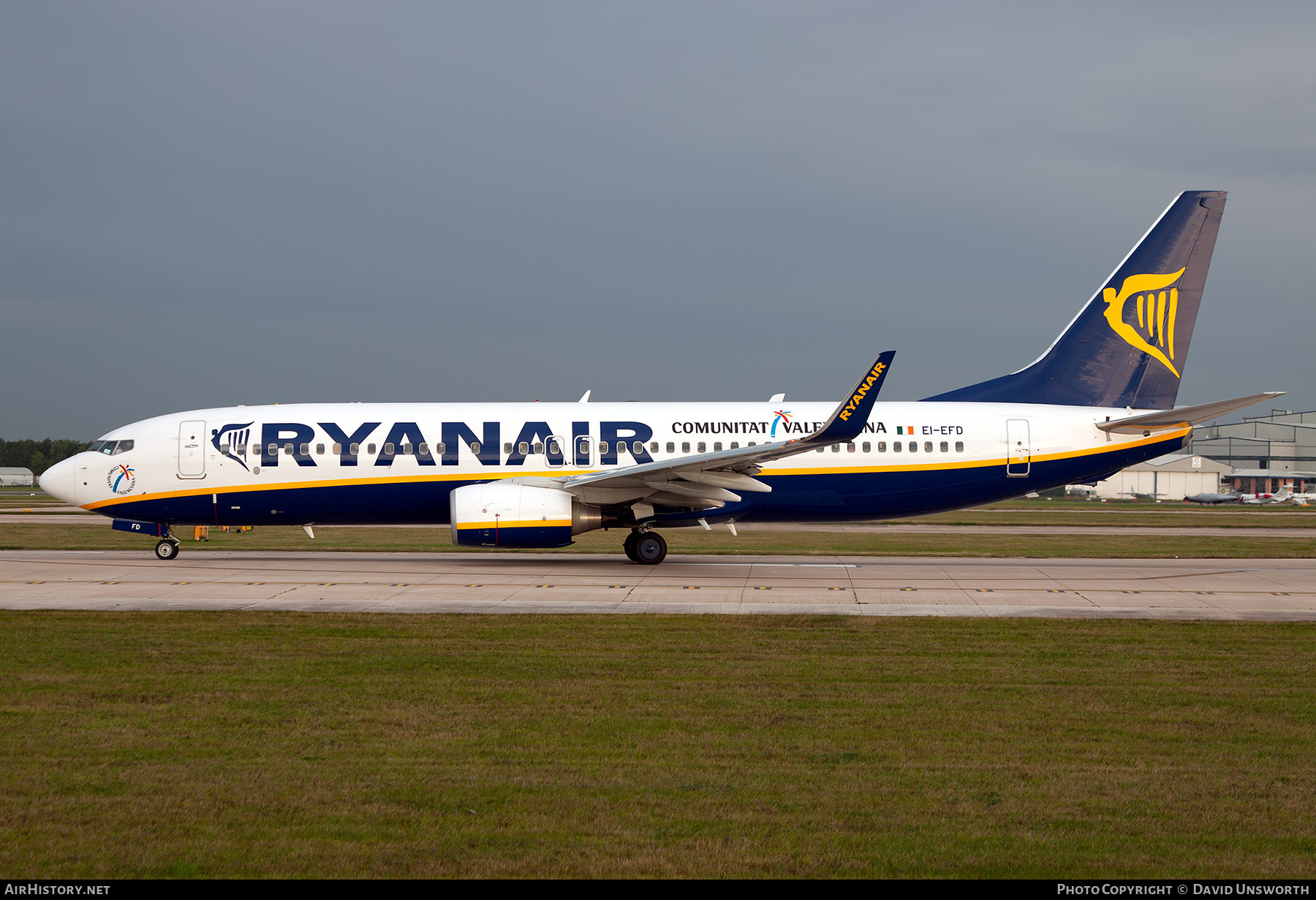 Aircraft Photo of EI-EFD | Boeing 737-8AS | Ryanair | AirHistory.net #782373