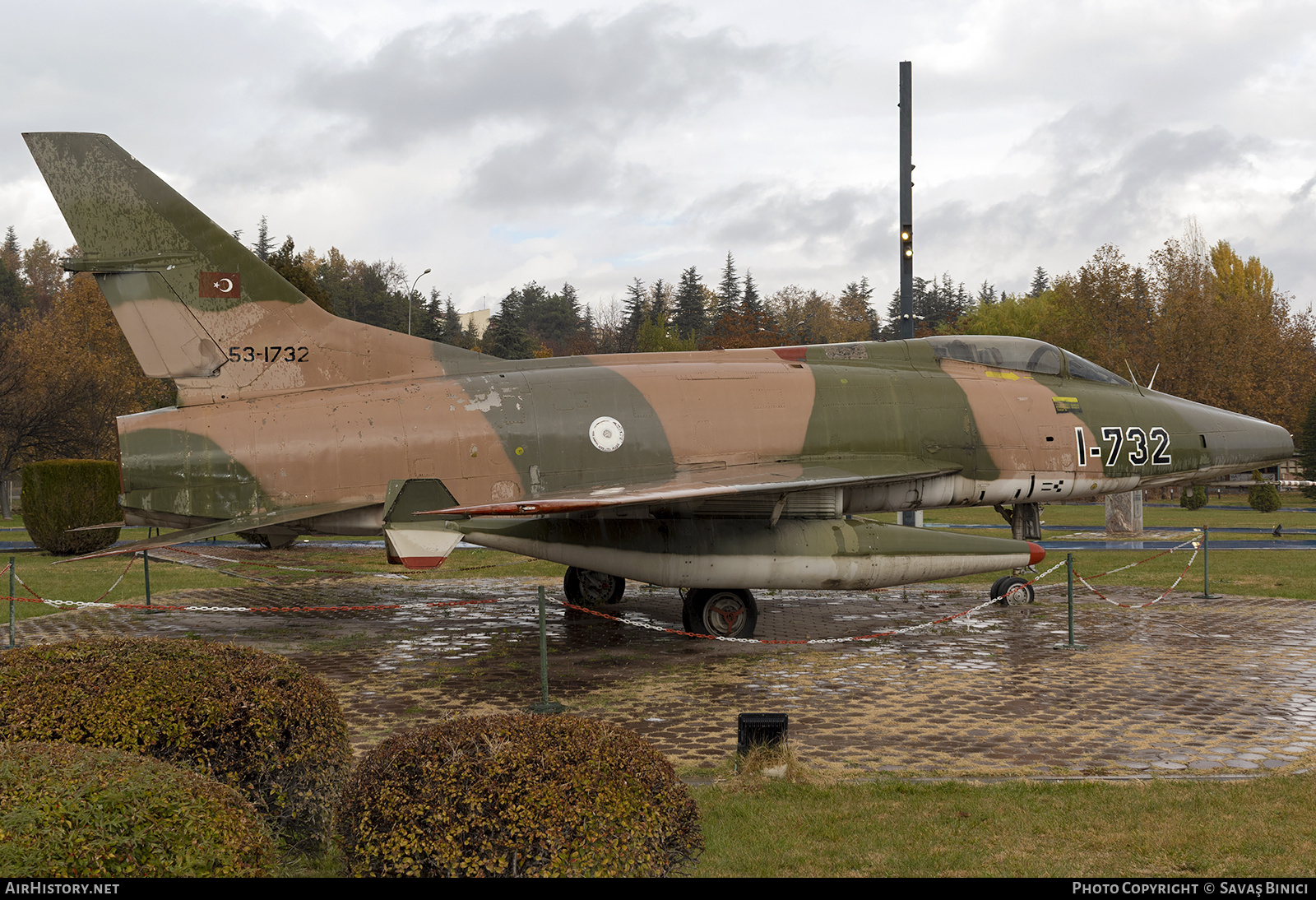 Aircraft Photo of 53-1732 | North American F-100C Super Sabre | Turkey - Air Force | AirHistory.net #782416