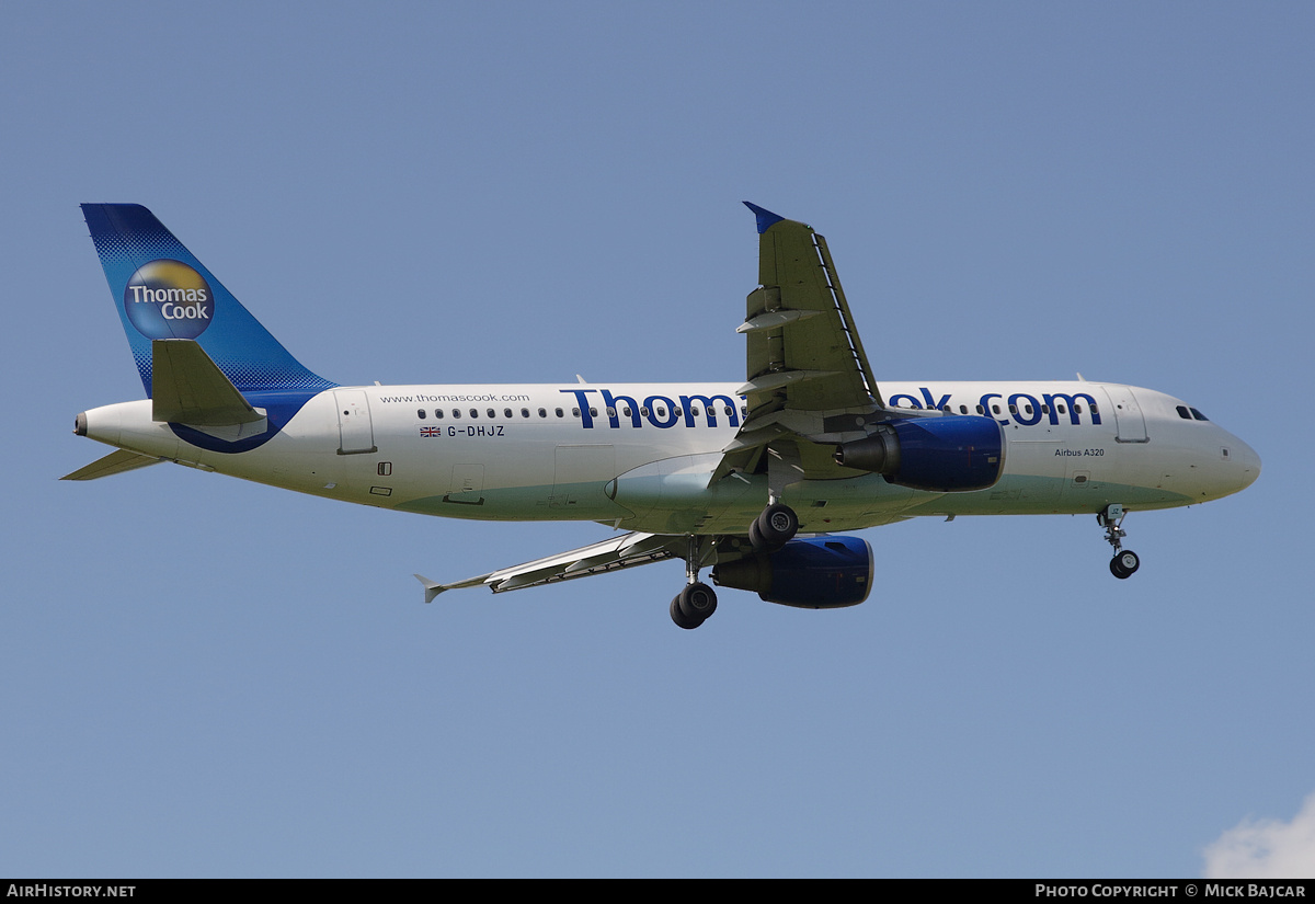 Aircraft Photo of G-DHJZ | Airbus A320-214 | Thomas Cook Airlines | AirHistory.net #782422