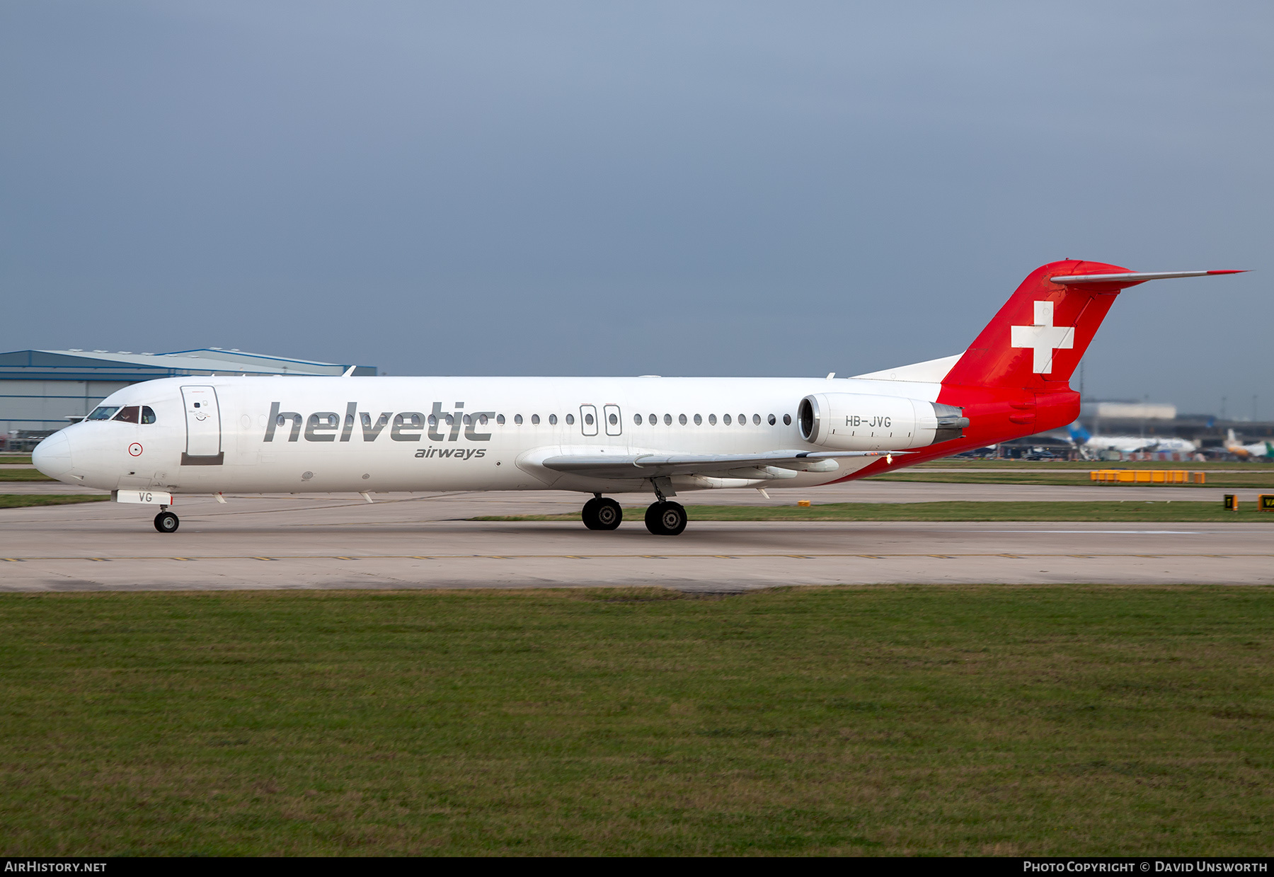 Aircraft Photo of HB-JVG | Fokker 100 (F28-0100) | Helvetic Airways | AirHistory.net #782427