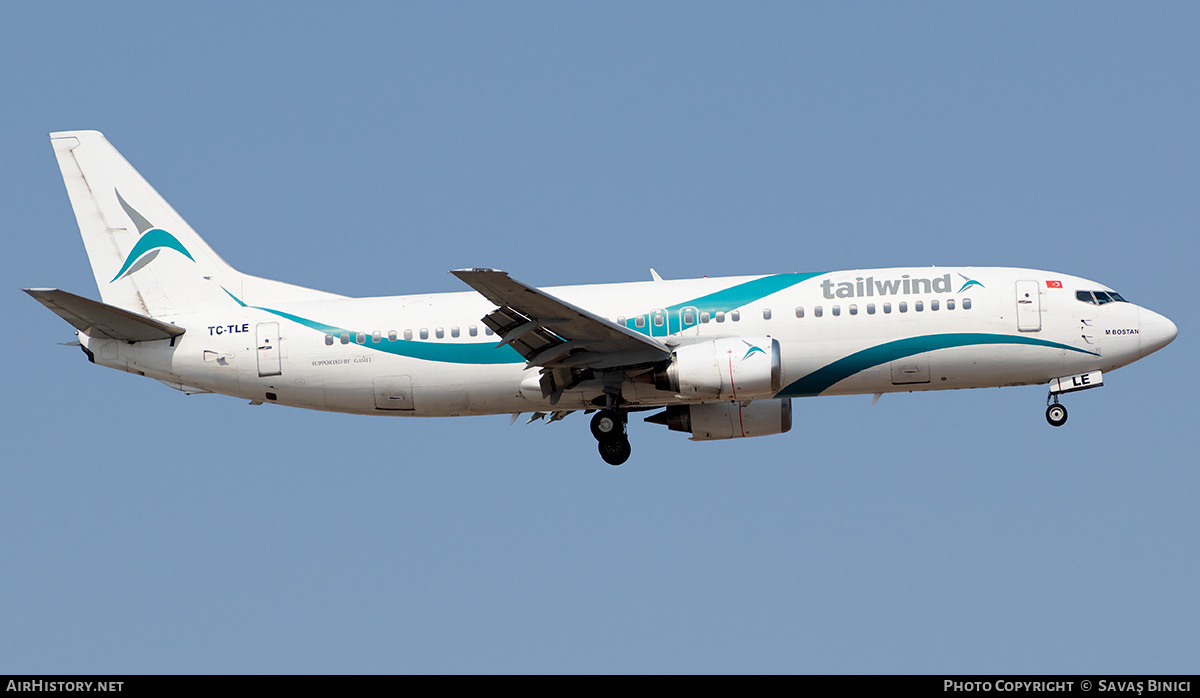 Aircraft Photo of TC-TLE | Boeing 737-4Q8 | Tailwind Airlines | AirHistory.net #782445