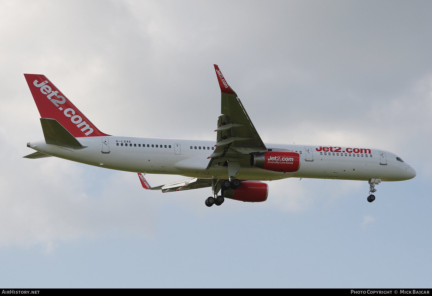 Aircraft Photo of G-LSAK | Boeing 757-23N | Jet2 | AirHistory.net #782461