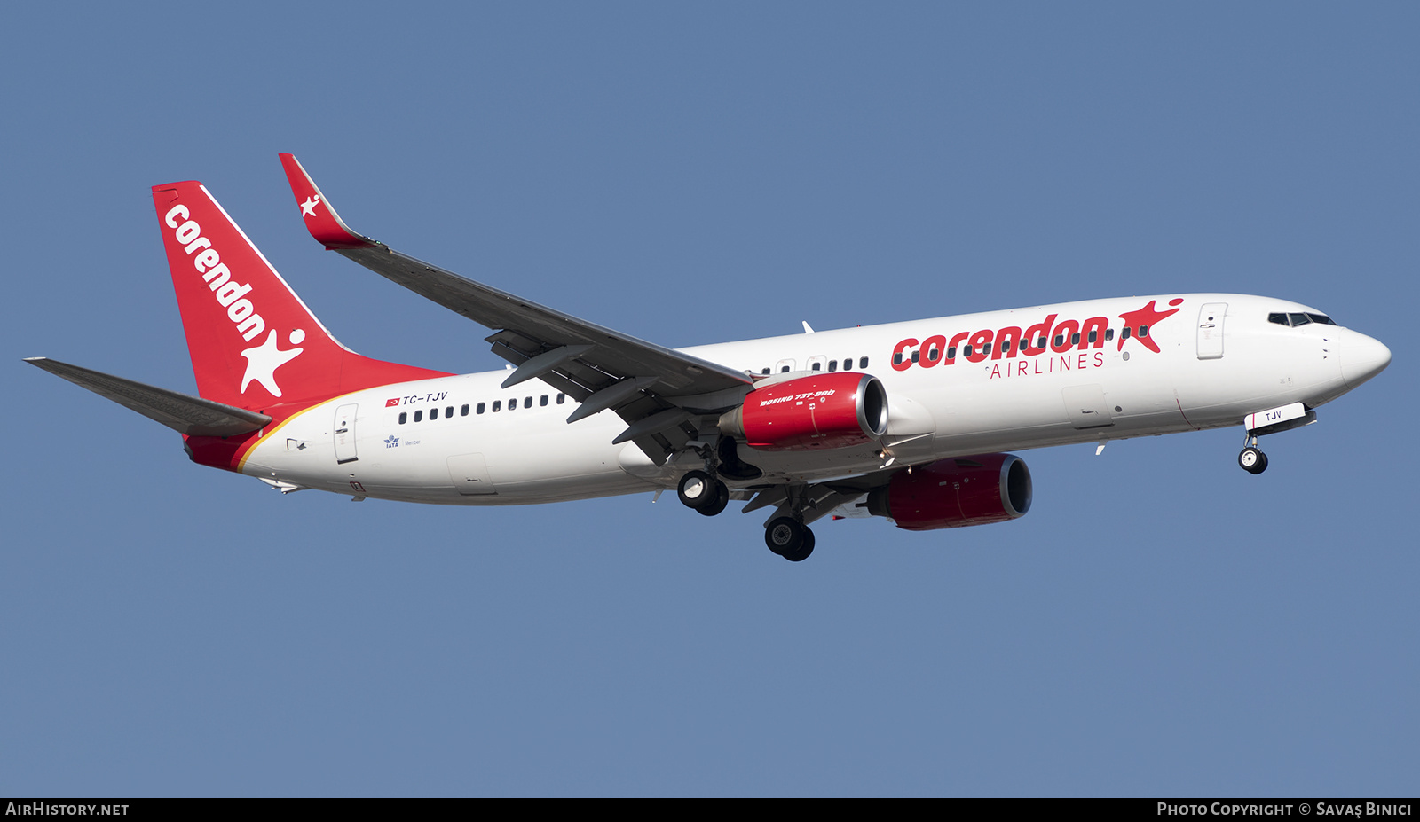 Aircraft Photo of TC-TJV | Boeing 737-86J | Corendon Airlines | AirHistory.net #782465