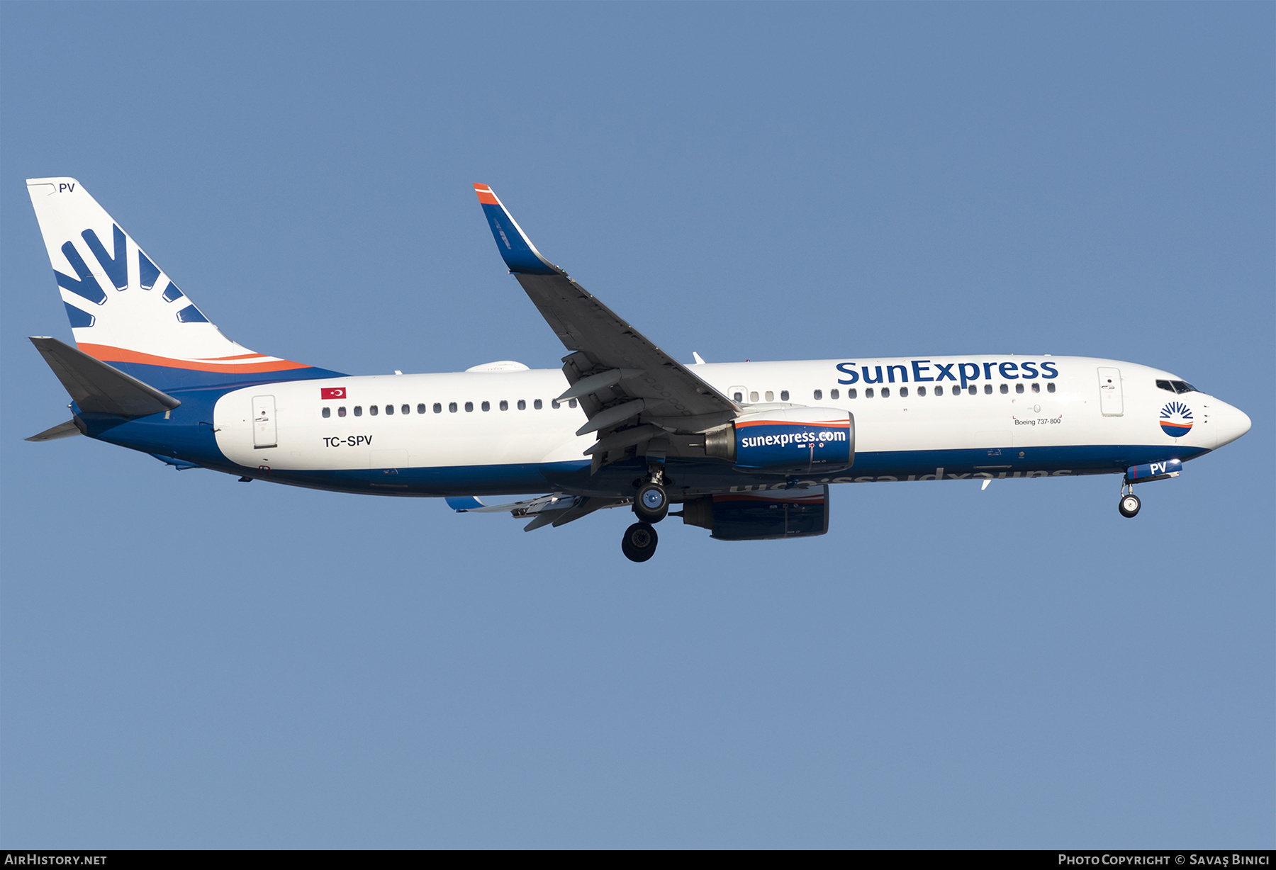 Aircraft Photo of TC-SPV | Boeing 737-8JP | SunExpress | AirHistory.net #782468