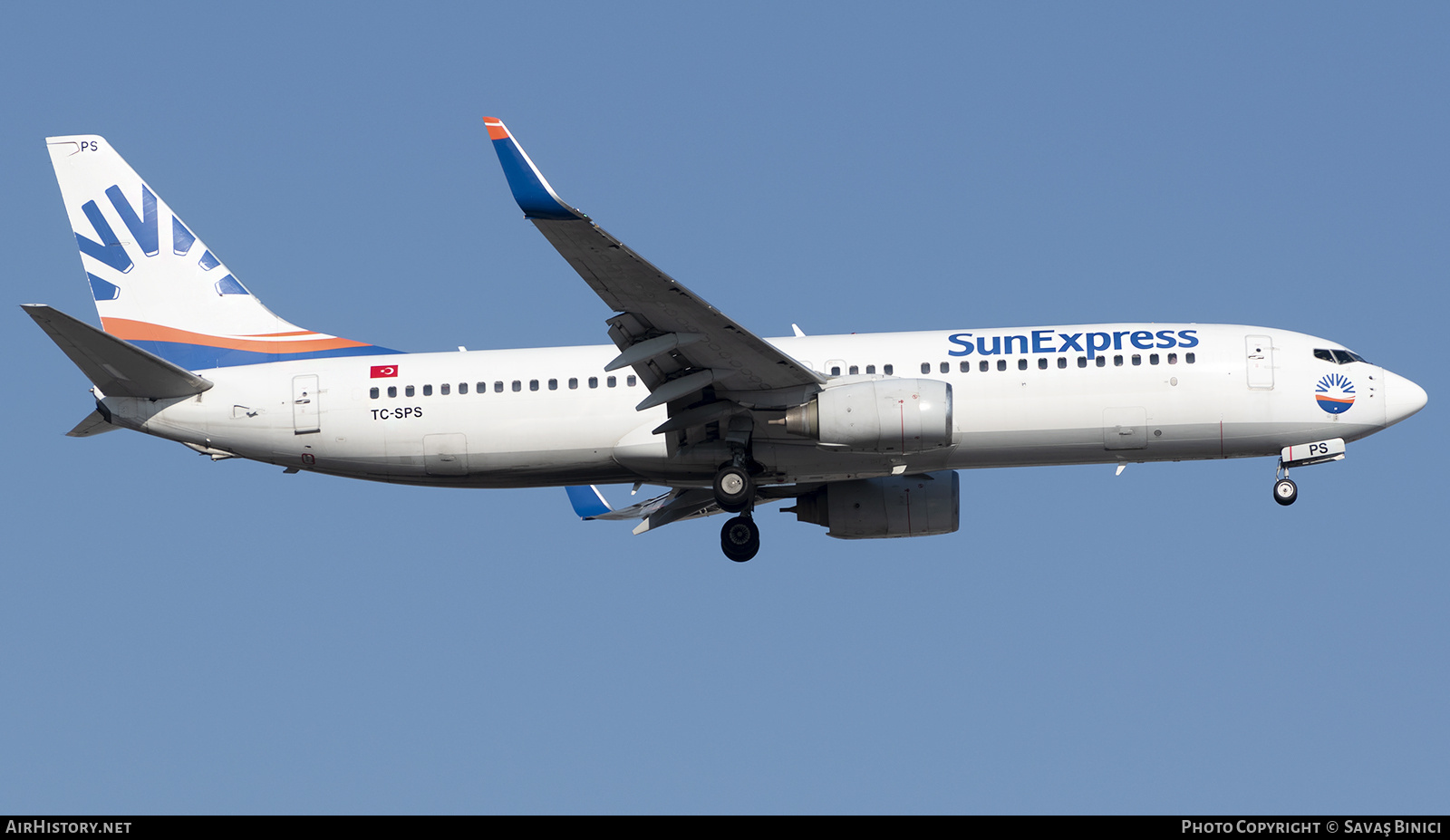 Aircraft Photo of TC-SPS | Boeing 737-82R | SunExpress | AirHistory.net #782470