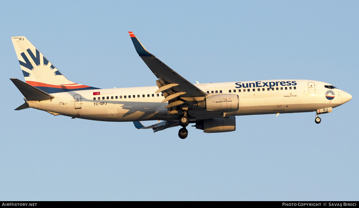 Aircraft Photo of TC-SPJ | Boeing 737-82R | SunExpress | AirHistory.net #782472