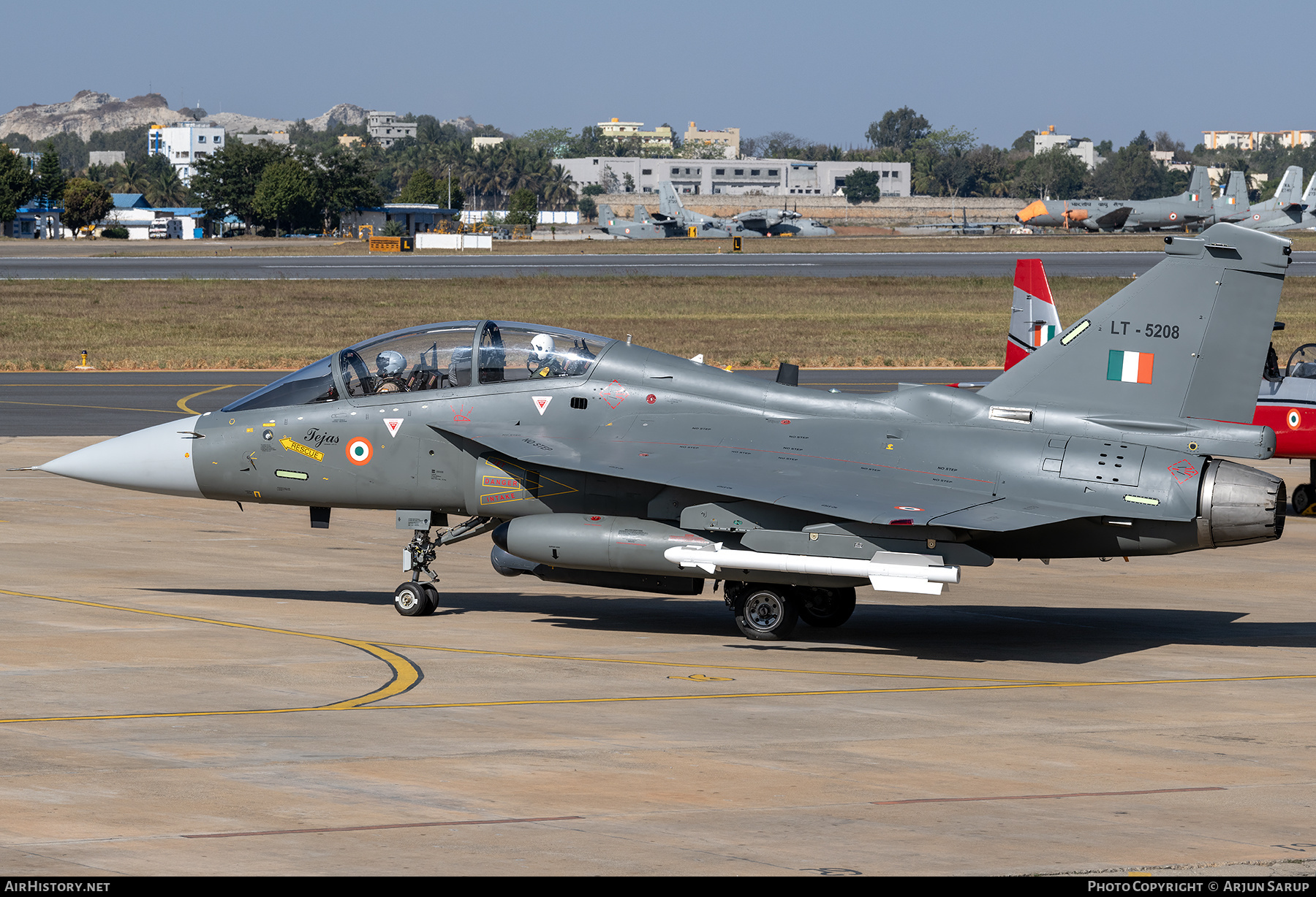 Aircraft Photo of LT-5208 | Hindustan LCA Tejas Trainer | India - Air Force | AirHistory.net #782478