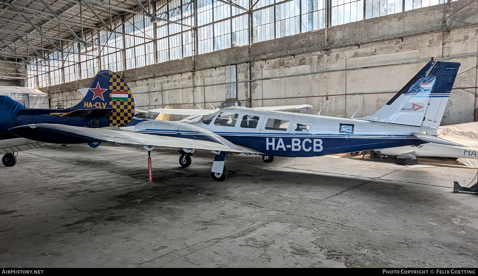 Aircraft Photo of HA-BCB | Piper PA-34-200T Seneca II | Airwin Aviator School | AirHistory.net #782488