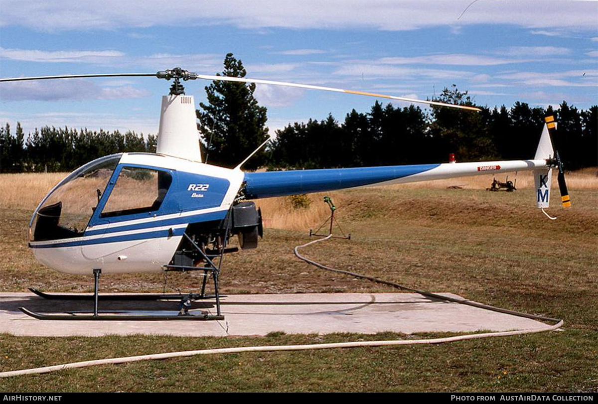 Aircraft Photo of ZK-HKM / KM | Robinson R-22 Beta | AirHistory.net #782500