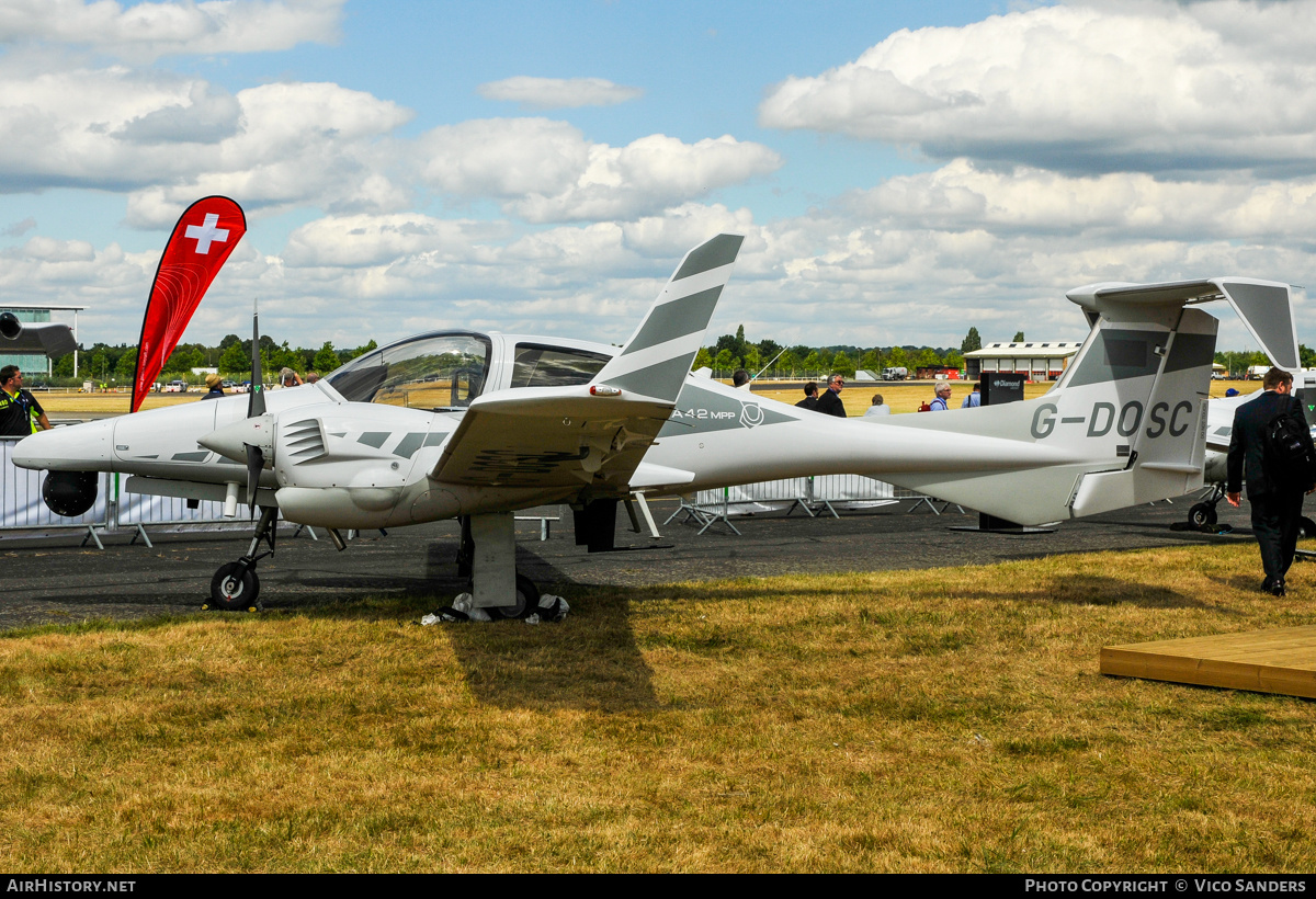 Aircraft Photo of G-DOSC | Diamond DA42 MPP Guardian | AirHistory.net #782521