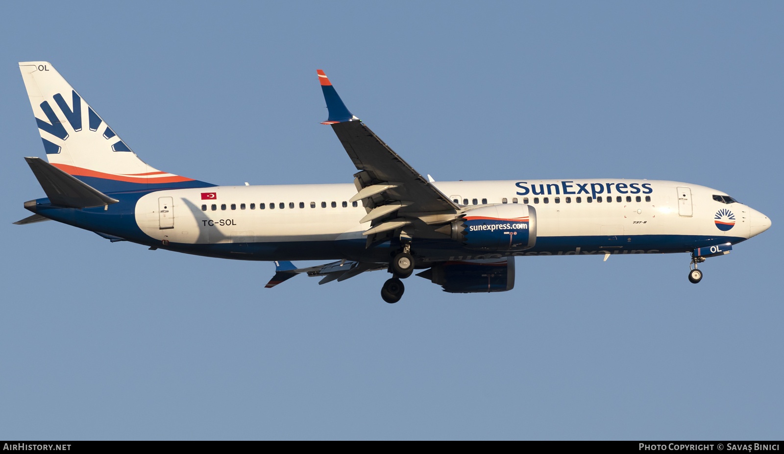 Aircraft Photo of TC-SOL | Boeing 737-8 Max 8 | SunExpress | AirHistory.net #782523