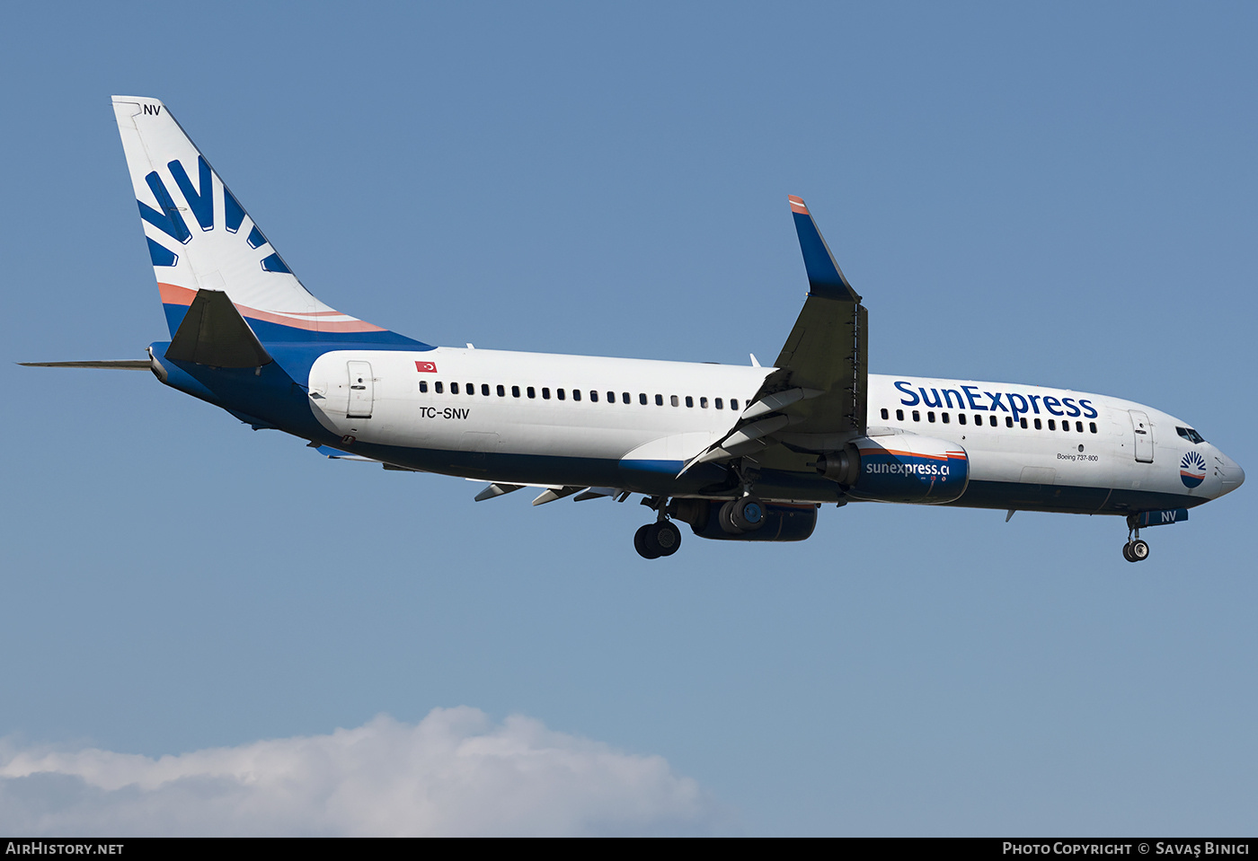 Aircraft Photo of TC-SNV | Boeing 737-86J | SunExpress | AirHistory.net #782531