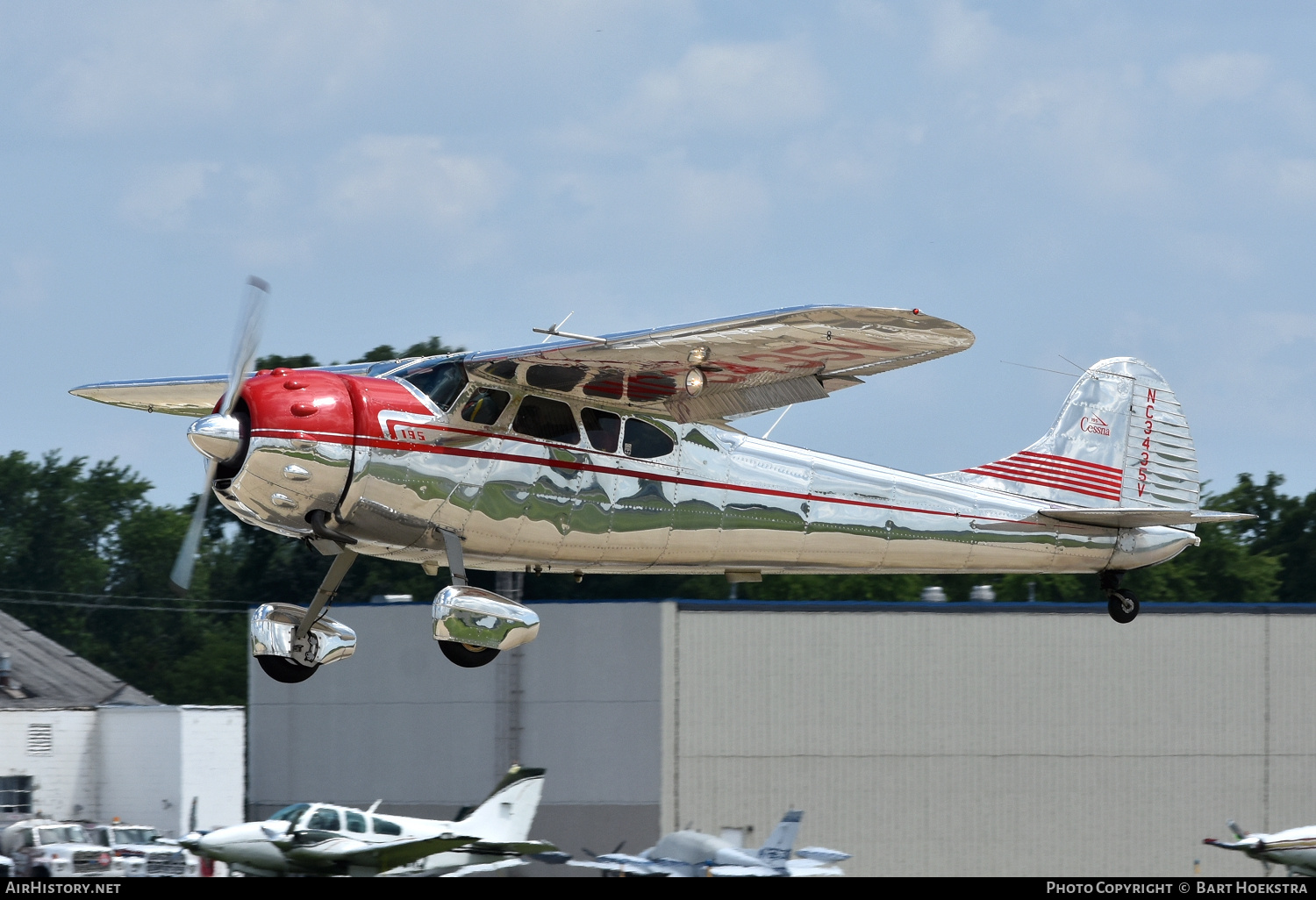 Aircraft Photo of N3435V / NC3435V | Cessna 195 | AirHistory.net #782566