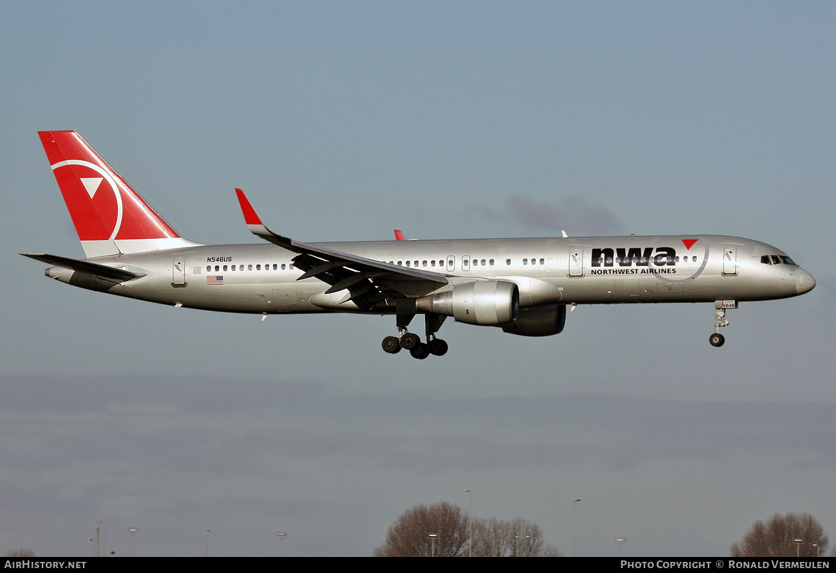Aircraft Photo of N546US | Boeing 757-251 | Northwest Airlines | AirHistory.net #782611
