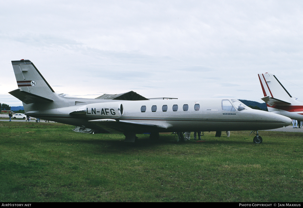 Aircraft Photo of LN-AFG | Cessna 551 Citation II/SP | Norsk Flytjeneste | AirHistory.net #782613