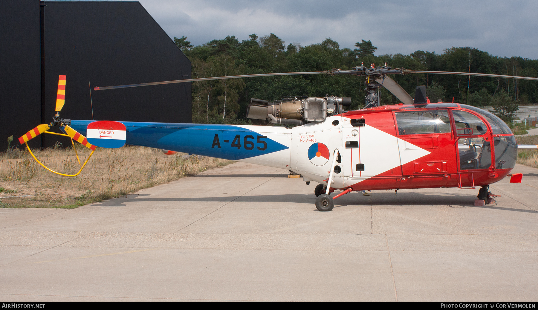 Aircraft Photo of A-465 | Sud SE-3160 Alouette III | Netherlands - Air Force | AirHistory.net #782625