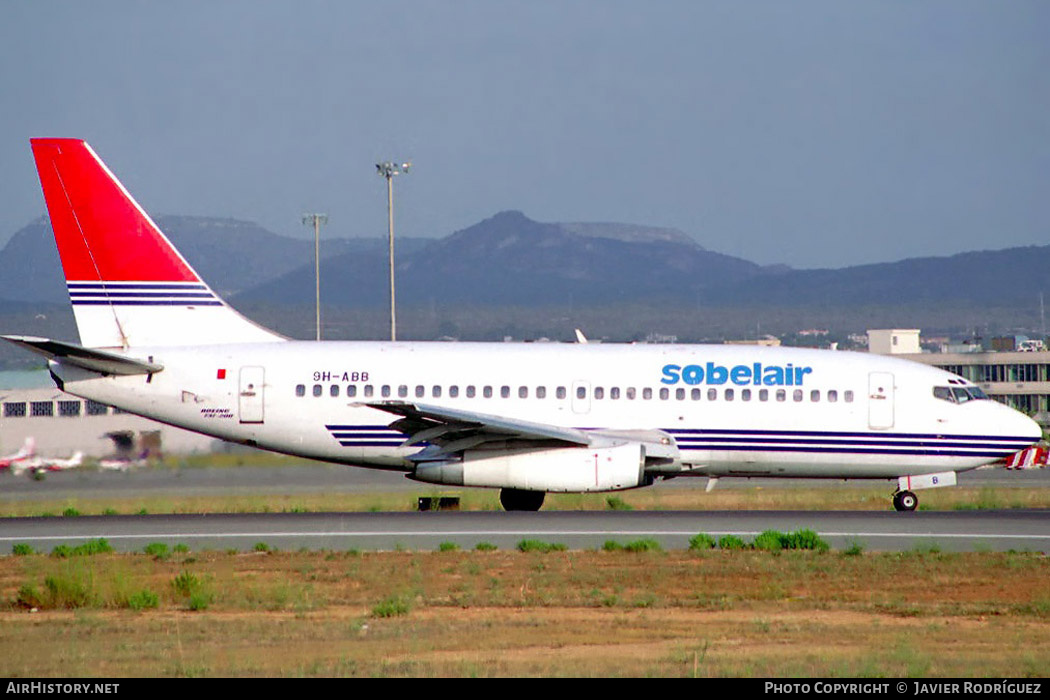 Aircraft Photo of 9H-ABB | Boeing 737-2Y5/Adv | Sobelair | AirHistory.net #782674