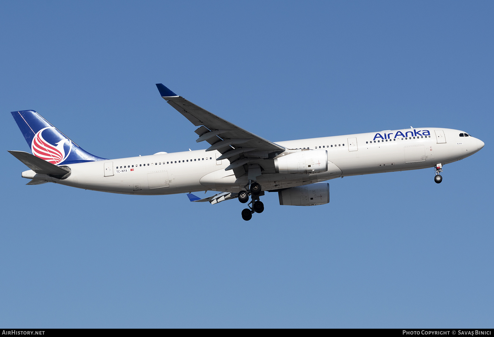 Aircraft Photo of TC-NYA | Airbus A330-343 | Air Anka | AirHistory.net #782687